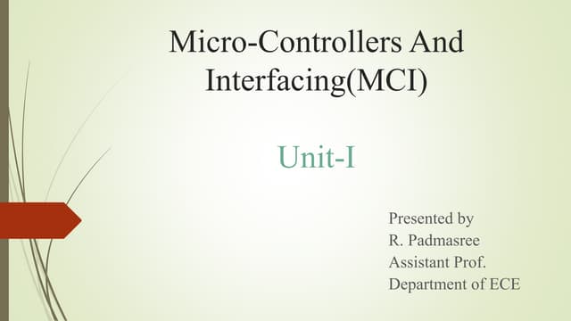 MCI-Unit_1.PPTX electronics communication Engineering