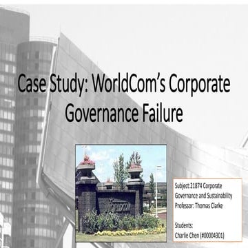 MCI Case Study