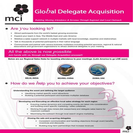 MCI Global Delegate Acquisition Program
