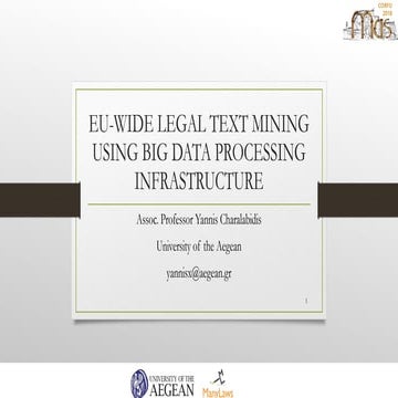 ManyLaws CEF Project, on legal informatics 