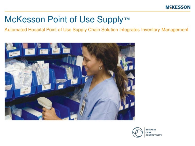 McKesson IntelliShelf Supply Point of Use Hospital Supply Chain Solu…