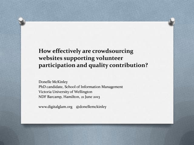 Evaluating crowdsourcing websites