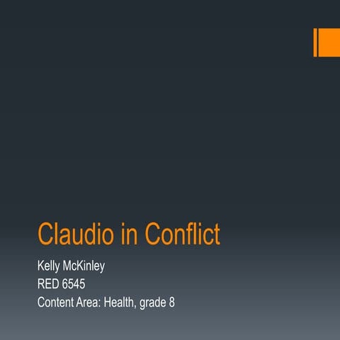 Claudio in Conflict--McKinley