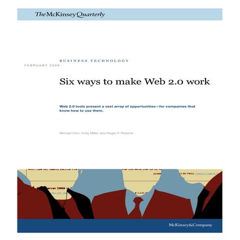 Six ways to make Web 2.0 work
