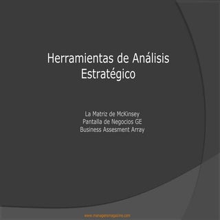 Herramientas de Análisis Estratégico