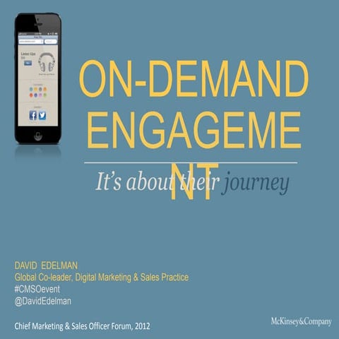 On-demand marketing engagement