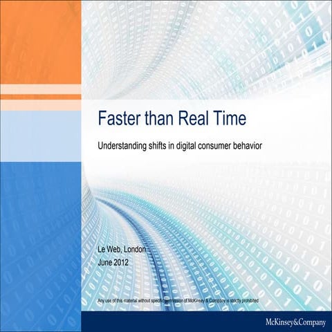 McKinsey: Understanding shifts in consumer behavior