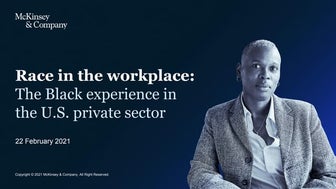 Race in the workplace: The Black experience in the US private sector