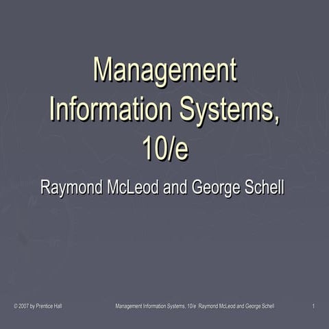 Chapter 6 MIS | PPT