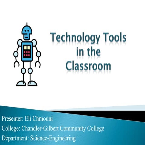 MCLI Technology Tools in the Classroom - Elie Chmouni v2