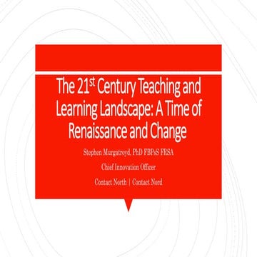 McMaster Continuing Education Presentation, Sept 2017