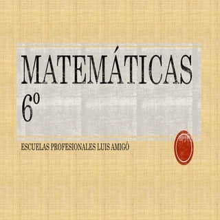 matemáticas sexto epla tema dos
