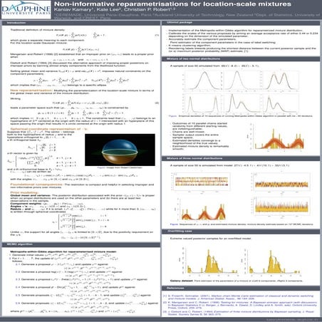 Non-informative reparametrisation for location-scale mixtures