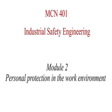 MCN 401- Industrial safety module 2 - Aswin K P.pptx