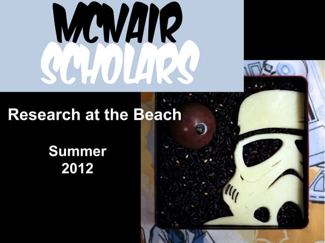 McNair scholars