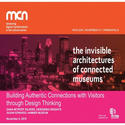 Building Authentic Connections with Visitors through Design Thinking