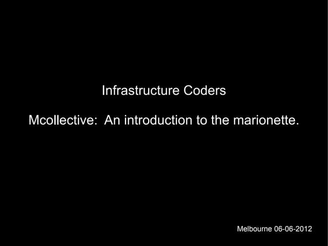 Mcollective introduction