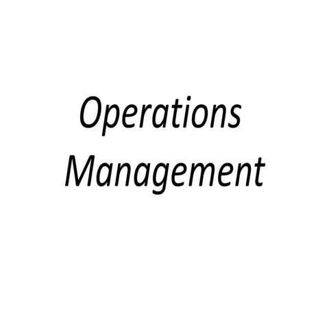 MCOM  presentation opration management.ppt