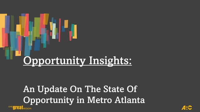 Updated Opportunity Insights slides from August 2024