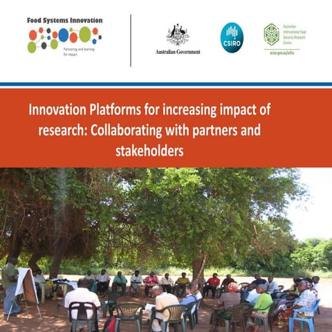 Innovation Platforms for increasing impact of research in Mozambique & India