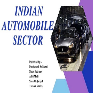 Indian Automobile Sector
