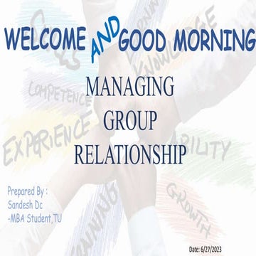 Managerial Group Relationship 