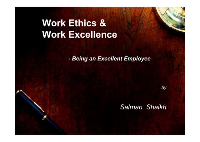 39 work ethics