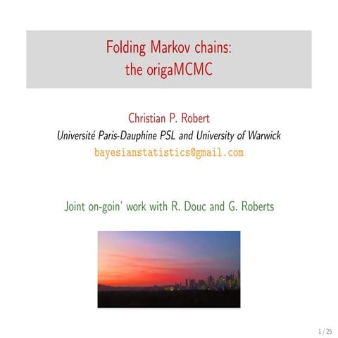 folding Markov chains: the origaMCMC