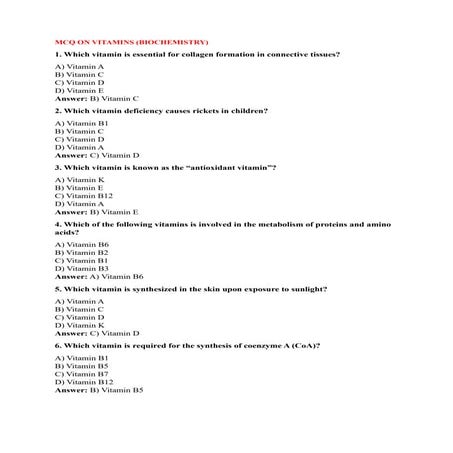 MCQ ON VITAMINS (BIOCHEMISTRY).PDF......