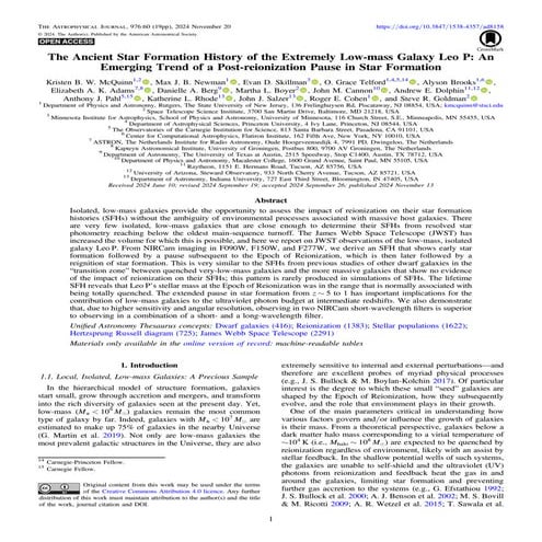 The Ancient Star Formation History of the Extremely Low-mass Galaxy Leo P: An...