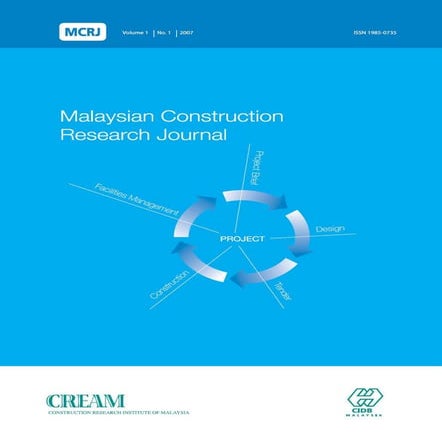 Mcrj volume 1, no.1, 2007