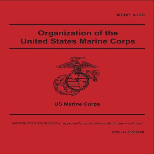 MCRP 5-12D Organization of United States Marine Corps 26 Aug15