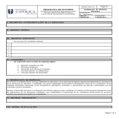 Mcs 133 fundamentos de eficiencia energética