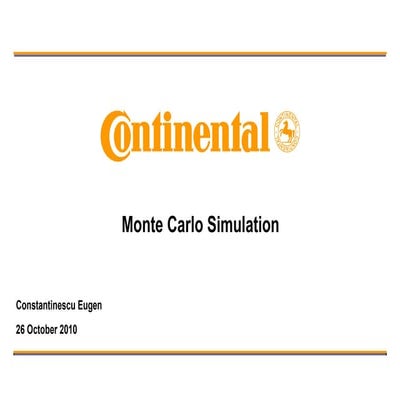 Codecamp Iasi 7 mai 2011 Monte Carlo Simulation