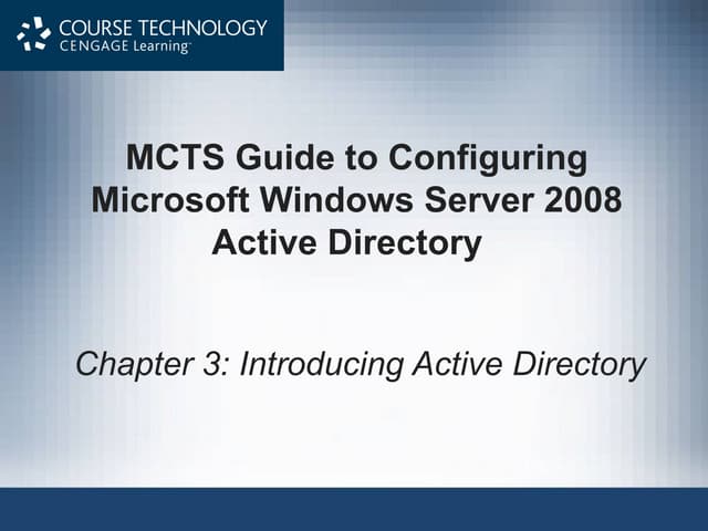 Mcts chapter 3