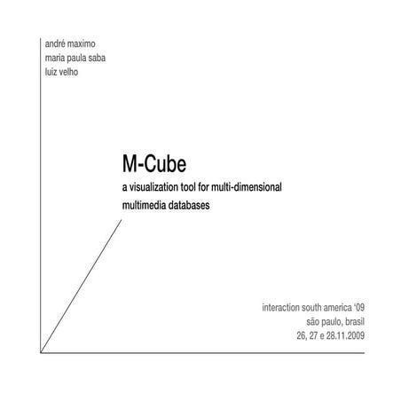 M-cube: A Visualization Tool For Multi Dimensional