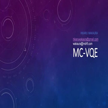 Multiscale-Contracted Variational Quantum Eigensolver | PPTX