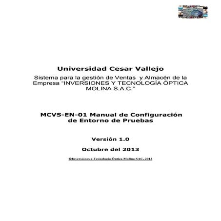Mcvs en-01 configuracion de entorno de pruebas v1