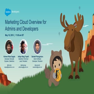 Marketing Cloud Overview for Admins and Developers