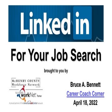 LinkedIn for Your Job Search