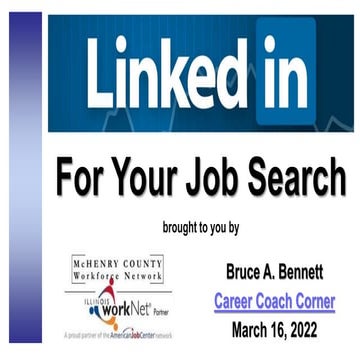 LinkedIn for Your Job Search 