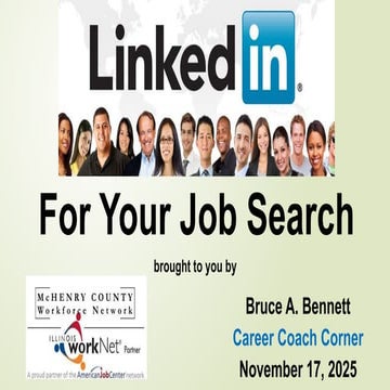 The LinkedIn for Your Job Search Nov 2025