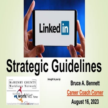 LinkedIn Strategic Guidelines