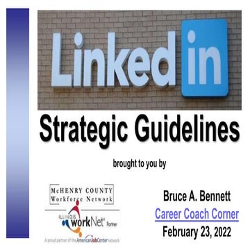 LinkedIn Strategic Guidelines 
