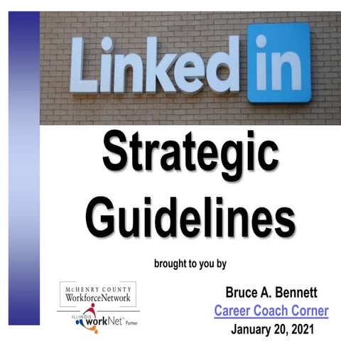 LinkedIn Strategic Guidelines