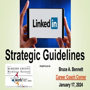 LinkedIn Strategic Guidelines January 2024