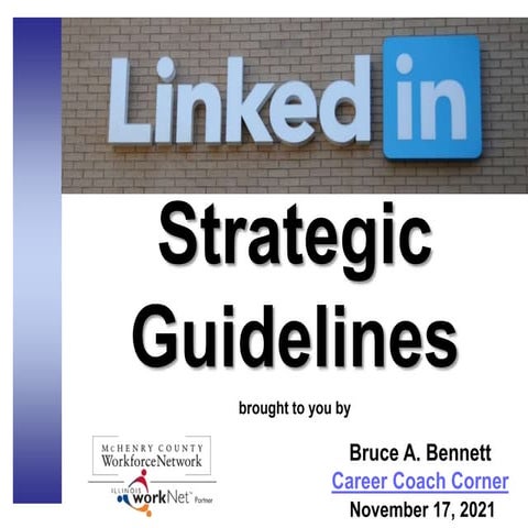 LinkedIn Strategic Guidelines