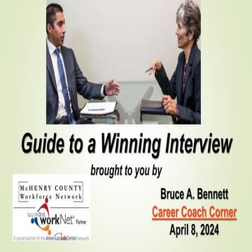 A Guide to a Winning Interview April 2024