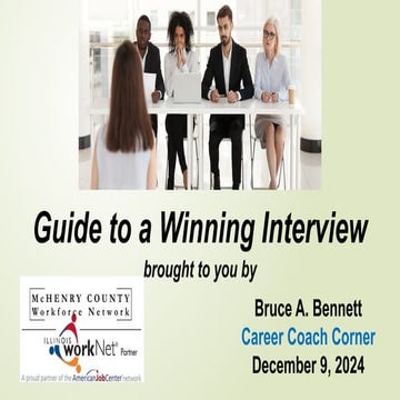 Guide to a  Winning Interview December 2024