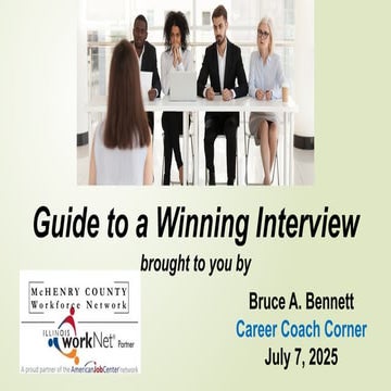 A Guide for a Winning Interview July 2025